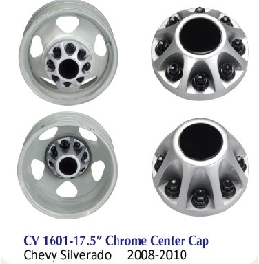 Chrome truck Center Cap CV-1601-17.5